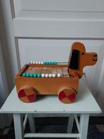 vintage houten blokkendoos hond, Antiek en Kunst, Antiek | Speelgoed, Ophalen of Verzenden