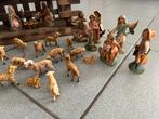 Prachtige set kerstfiguren geheel compleet (zonder stal), Ophalen of Verzenden, Gebruikt