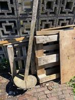 Pallets en ander brandhout, Doe-het-zelf en Verbouw, Hout en Planken, Ophalen, Gebruikt, Minder dan 200 cm, Pallet