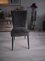Eetkamerstoelen 4 stuks antraciet, Huis en Inrichting, Stoelen, Ophalen, Hout, Overige kleuren, Zo goed als nieuw