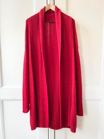 Expresso vest met mohair rood, maat XL/42 beschikbaar voor biedingen