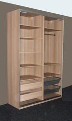 Pax kledingkast met witte soft close schuifdeuren, 200 cm of meer, Pax, 150 tot 200 cm, Zo goed als nieuw