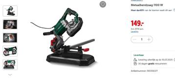 parkside lintzaag 1100 watt (New in box)  beschikbaar voor biedingen
