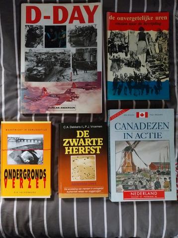 5x Tweede Wereldoorlog Boeken beschikbaar voor biedingen