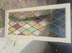Glas in lood raam, Doe-het-zelf en Verbouw, Glas en Ramen, Ophalen, Gevelraam of Ruit, Gebruikt, Minder dan 80 cm