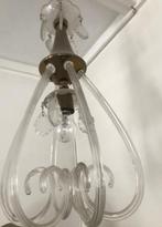 Mooie aparte glazen lamp, Ophalen of Verzenden, Gebruikt, Glas, 50 tot 75 cm