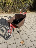 Rode bakfiets Cargo short, Fietsen en Brommers, Fietsen | Bakfietsen, Ophalen, Gebruikt, 2 kinderen, Overige merken