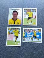 4 panini stickers Roberto Lewandowski Dortmund, Ophalen of Verzenden, Zo goed als nieuw, Buitenlandse clubs, Poster, Plaatje of Sticker