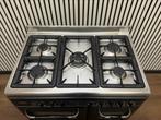 Luxe Fratelli Onofri Fornuis 5 pits met dubbele oven 90 cm, Gebruikt, Fornello Esperta, Ophalen of Verzenden, Energieklasse A of zuiniger