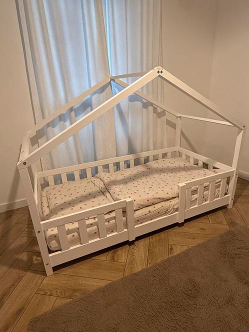 2x Huisbed Kinderbed 80x160 cm met Matras, Kinderen en Baby's, Kinderkamer | Bedden, Gebruikt, 140 tot 160 cm, 70 tot 85 cm, Matras
