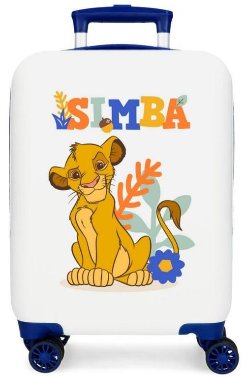 ABS Lion King Simba Trolley Koffer - Disney - Gratis verzend, Sieraden, Tassen en Uiterlijk, Koffers, Nieuw, Hard kunststof, 50 tot 60 cm