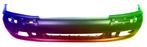 Voorbumper Voor Volvo S40/V40 (VS/VW) 2000-2003 gespoten in, Nieuw, Volvo, Bumper, Verzenden
