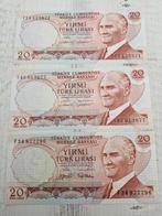 Turkse Biljetten - 20 Lira 1966-1983, Ophalen of Verzenden
