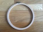 Houten Borduurring - 23mm - Zo goed als nieuw!, Hobby en Vrije tijd, Ophalen, Zo goed als nieuw, Handborduren, Onderdeel of Toebehoren