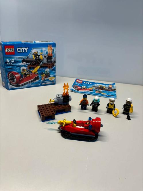 Lego City Starter set 60106 5-12 jaar, Kinderen en Baby's, Speelgoed | Duplo en Lego, Zo goed als nieuw, Lego, Complete set, Ophalen of Verzenden