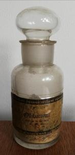 Apotheekfles olibanum koninklijke famaceutische fabrieke, Antiek en Kunst, Ophalen of Verzenden