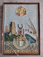 Antieke Cloisonné Tegel K.N.V.B. Rotterdam, Ophalen of Verzenden