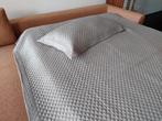 H&M Home bedspread / quilt / beddensprei with cushion, grey, Huis en Inrichting, Slaapkamer | Beddengoed, Gebruikt, Dekbedovertrek