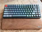 Keychron K2 mechanisch toetsenbord met Wooden Palm Rest, Multimediatoetsen, Keychron, Gebruikt, Ophalen of Verzenden