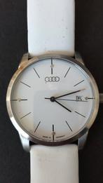 Audi Flatline Watch Point Tec WR 5 Atm white Horloge Pol, Overige merken, Leer, Verzenden, Polshorloge