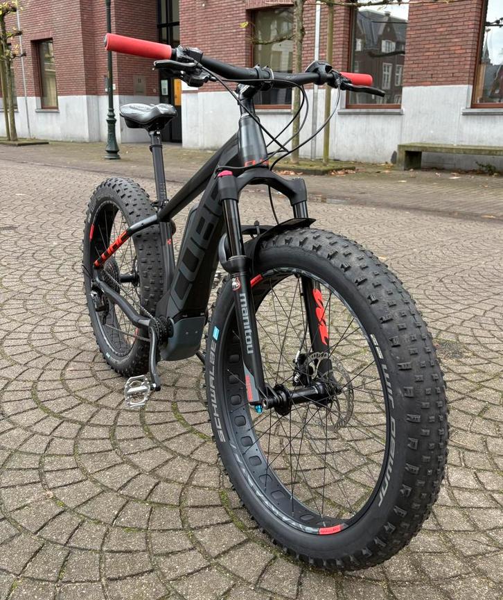 Cube Nutrail E MTB Fatbike, Fietsen en Brommers, Fietsen | Mountainbikes en ATB, Zo goed als nieuw, Overige merken, Minder dan 45 cm
