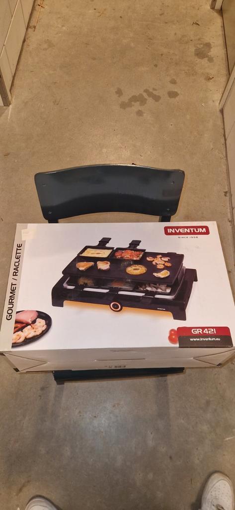 Gourmetstel: Inventum GR421, Witgoed en Apparatuur, Gourmetstellen, Zo goed als nieuw, Ophalen of Verzenden