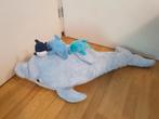 Grote Dolfijn Knuffel (1 meter) + 3 Kleine Knuffels, Ophalen of Verzenden, Zo goed als nieuw, Overige typen