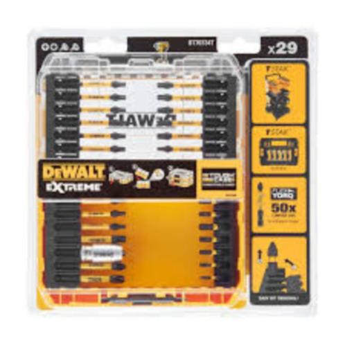 DeWALT DT70734T 29-delige FLEXTORQ schroefbitset, Doe-het-zelf en Verbouw, Gereedschap | Handgereedschap, Nieuw, Ophalen of Verzenden