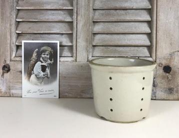 Franse grès kaasmal hoog model zandkleurig / grijs beschikbaar voor biedingen