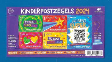 Kinderpostzegels 2024 (postzegelvel)   beschikbaar voor biedingen
