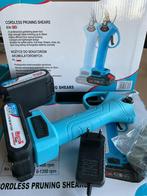 48 v snoeischaar met 2 accu,s slijpsteen en olie, Tuin en Terras, Ophalen of Verzenden, Nieuw, 20 t/m 29 mm