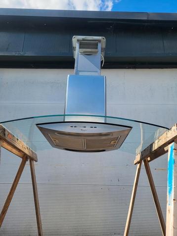 RVS Whirlpool Afzuigkap met Glazen Scherm beschikbaar voor biedingen