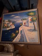 Schilderij grieks tafereel, Ophalen