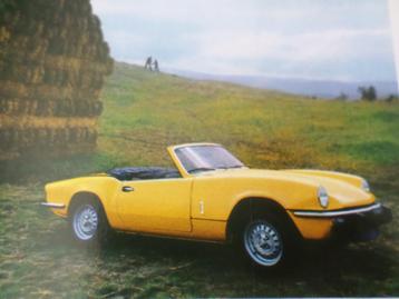 Triumph Spitfire 1500 Brochure beschikbaar voor biedingen