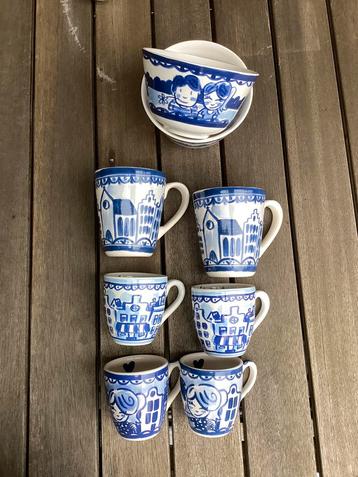 Delfts Blond blauw wit kom schaal mok beschikbaar voor biedingen