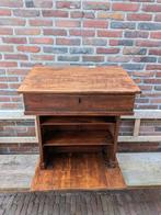 Antieke lessenaar oude schoolbank gerestaureerd, Huis en Inrichting, Ophalen, Gebruikt