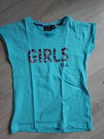 Blauw t shirt 146, Kinderen en Baby's, Kinderkleding | Maat 146, Meisje, Ophalen of Verzenden, Zo goed als nieuw, Shirt of Longsleeve