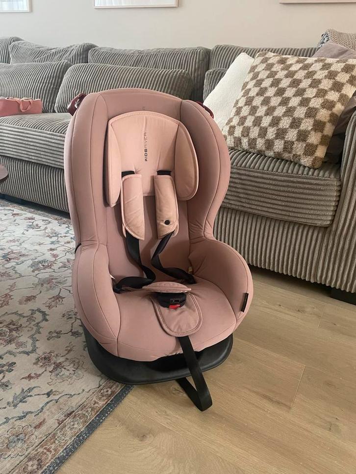 Autostoel kids River - Evi oud roze, Kinderen en Baby's, Autostoeltjes, Gebruikt, Overige merken, 9 t/m 18 kg, Autogordel, Verstelbare rugleuning