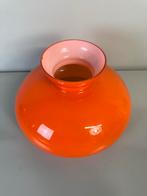 Vintage Oranje opaline Glazen Lampenkap, Huis en Inrichting, Lampen | Lampenkappen, Gebruikt, Overige kleuren, Rond, ?