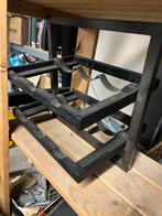 Bodhi wandplank en wijnrek zwart, Ophalen, Gebruikt, 5 tot 15 flessen, Metaal