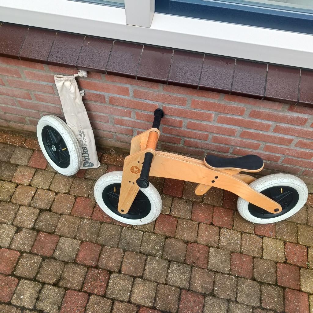 Loopfiets hout 2 in 1 (ook driewieler), Ophalen, Gebruikt, Loopfiets