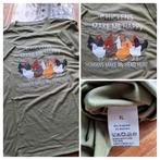 Nieue t shirt met kippen erop, Ophalen of Verzenden, Zo goed als nieuw, Korte mouw