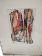 Abstract Schilderij Ingelijst, Ophalen of Verzenden