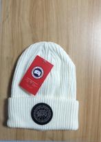 Witte Canada Goose muts met zwarte logo, Ophalen of Verzenden, Zo goed als nieuw, Overige maten, Muts