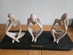 3 beeldjes - De denkers, Verzamelen, Beelden en Beeldjes, Ophalen of Verzenden, Zo goed als nieuw