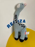 5051 hema giraf giraffe blauw, Kinderen en Baby's, Speelgoed | Knuffels en Pluche, Ophalen of Verzenden, Zo goed als nieuw, Overige typen