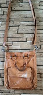SPIKES & SPARROW  Luxe Lederen Schouder/Handtas, Sieraden, Tassen en Uiterlijk, Tassen | Schoudertassen, Gebruikt, Bruin, Verzenden