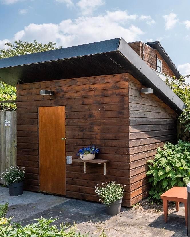 Tuinhuis / Hobbyruimte gratis ophalen, Tuin en Terras, Bergingen en Tuinkasten, Gebruikt, Overige typen, Hout, Ophalen