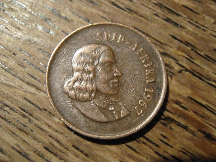 Suid Afrika 1 Cent 1967, Jan van Riebeeck #617, Postzegels en Munten, Munten | Afrika, Losse munt, Overige landen, Verzenden