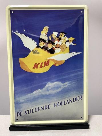 KLM reclamebord  (Old Look) beschikbaar voor biedingen
